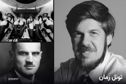 نمای سیاه و سفید از چند شخصیت و چند فضانورد