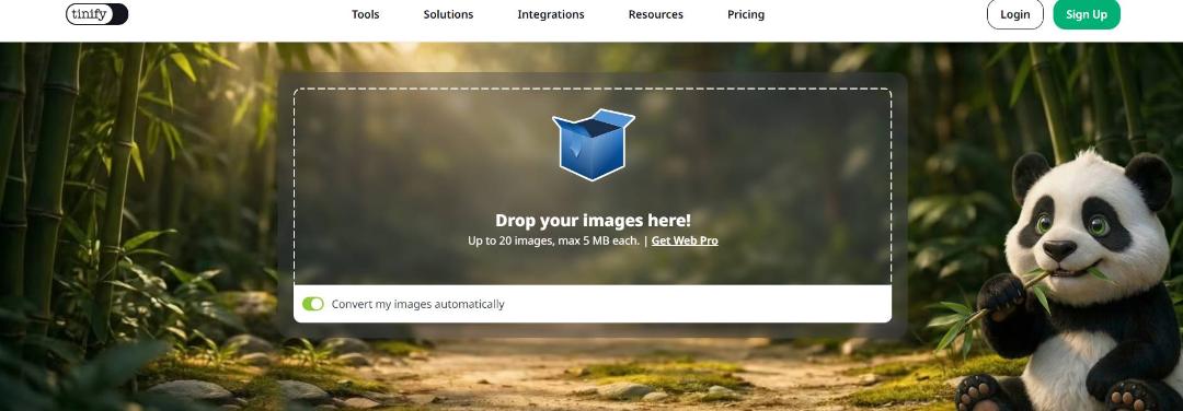 سایت کم کردن حجم عکس TinyPNG/TinyJPG