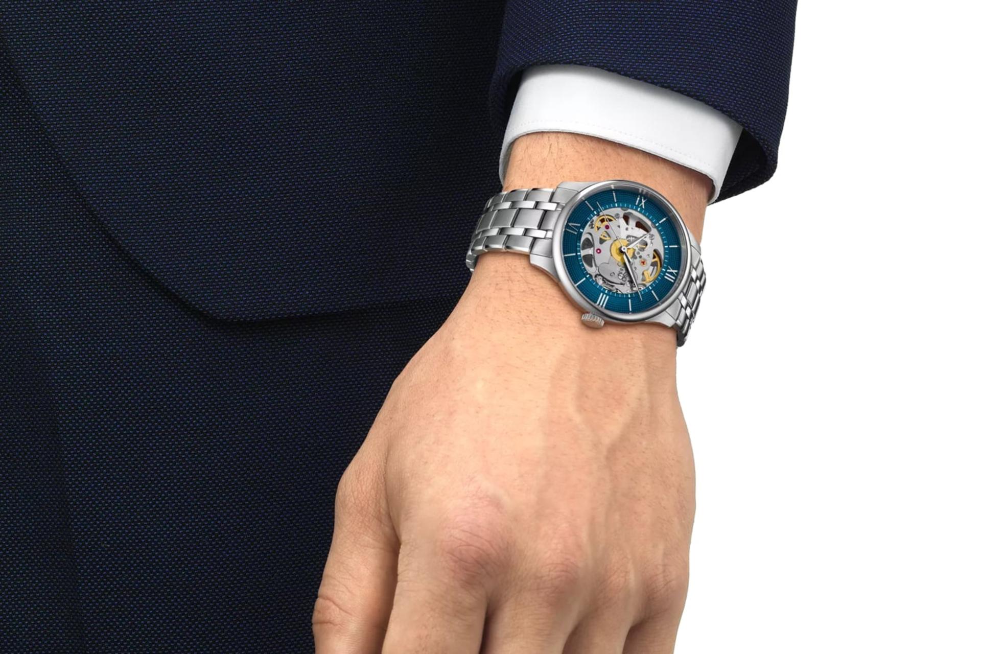 کاربری ساعت مچی مردانه تیسوت Tissot Chemin des Tourelles Skeleton 39mm T139.836.11.048.00