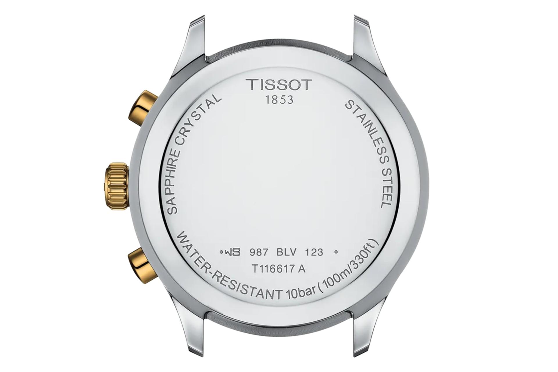 پشت ساعت مچی مردانه تیسوت Tissot Chrono XL Classic T116.617.22.041.00