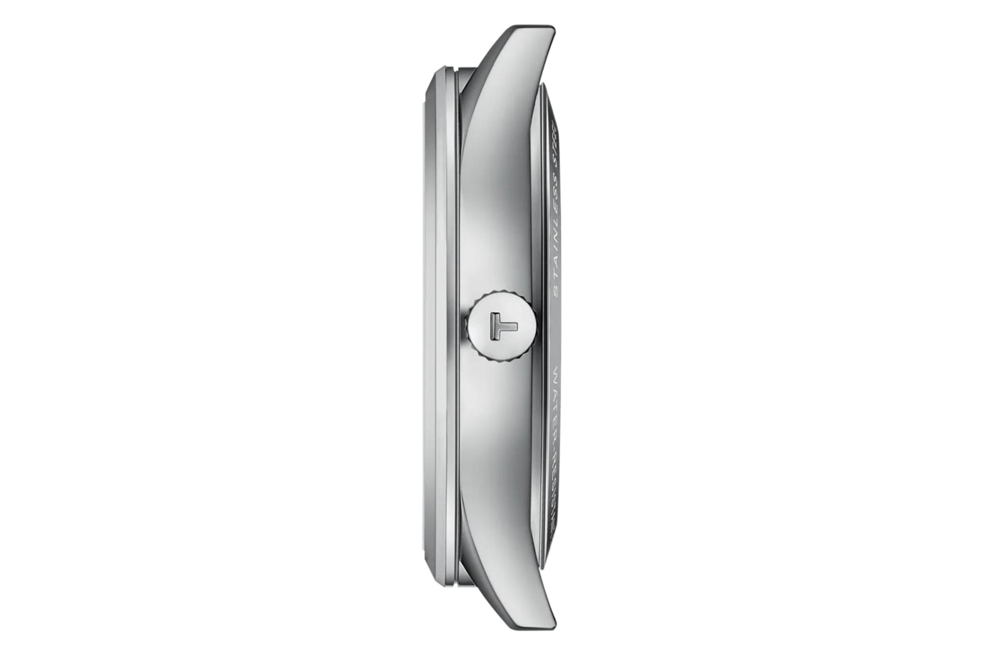 نمای جانبی ساعت مچی مردانه تیسوت Tissot Classic Dream 40mm T158.407.16.041.00