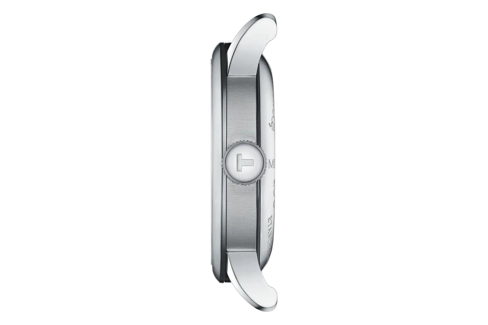 نمای جانبی ساعت مچی مردانه تیسوت Tissot Le Locle Open Heart 39.3mm T006.407.11.033.02