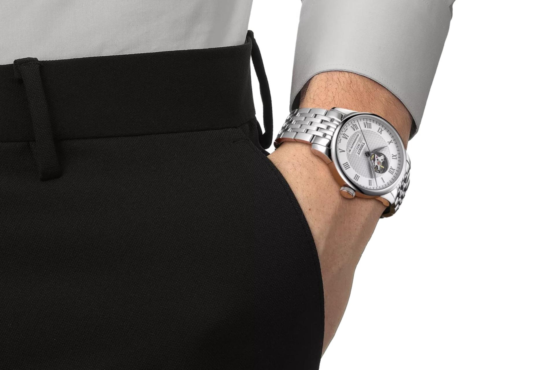 کاربری ساعت مچی مردانه تیسوت Tissot Le Locle Open Heart 39.3mm T006.407.11.033.02