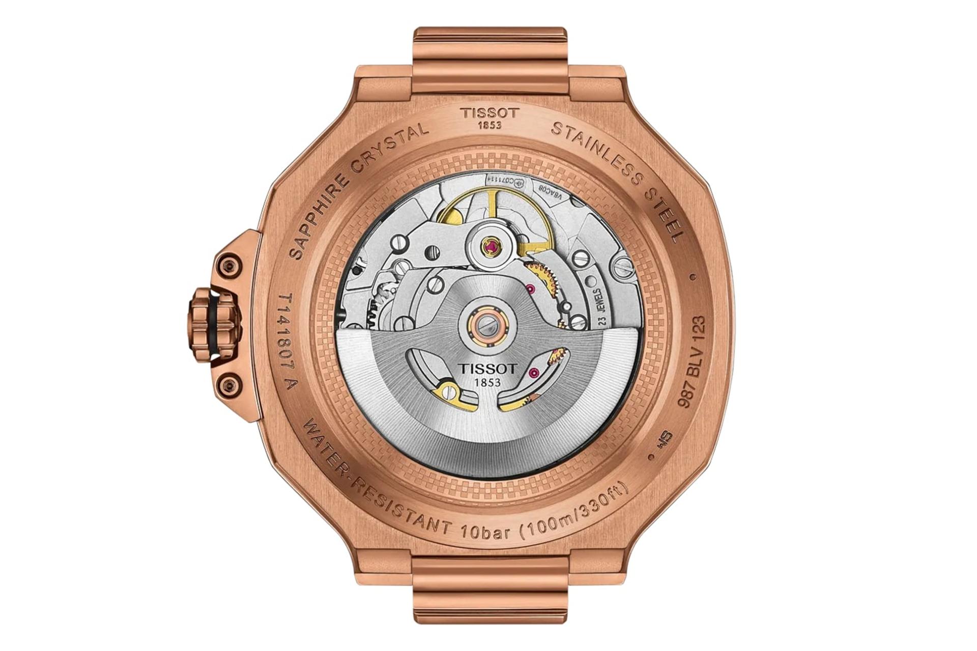 پشت ساعت مچی مردانه تیسوت Tissot T-Race 41mm T141.807.37.051.00