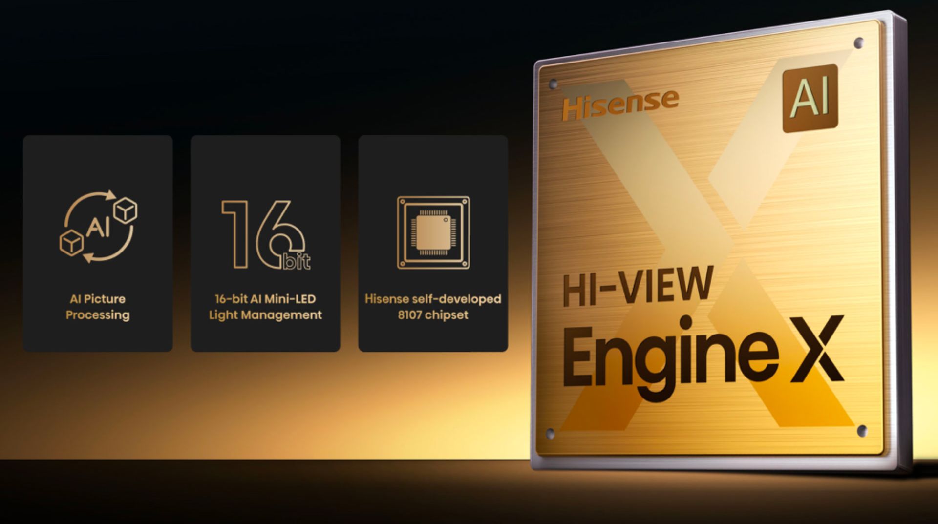 پردازش تصویر  Hi-View Engine X تلویزیون هایسنس