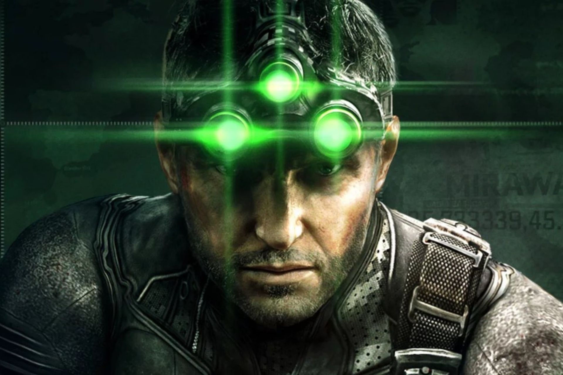 بک مرد جوان با عینک سه لنز سبزرنگ روی پیشانی