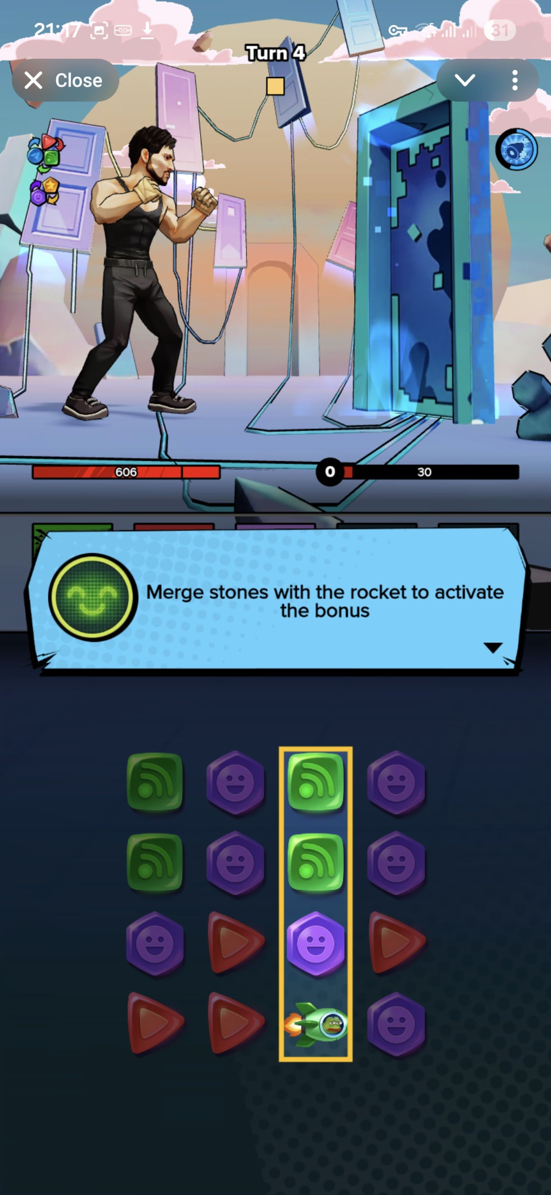 محیط بازی TOTAL GLITCH تلگرام