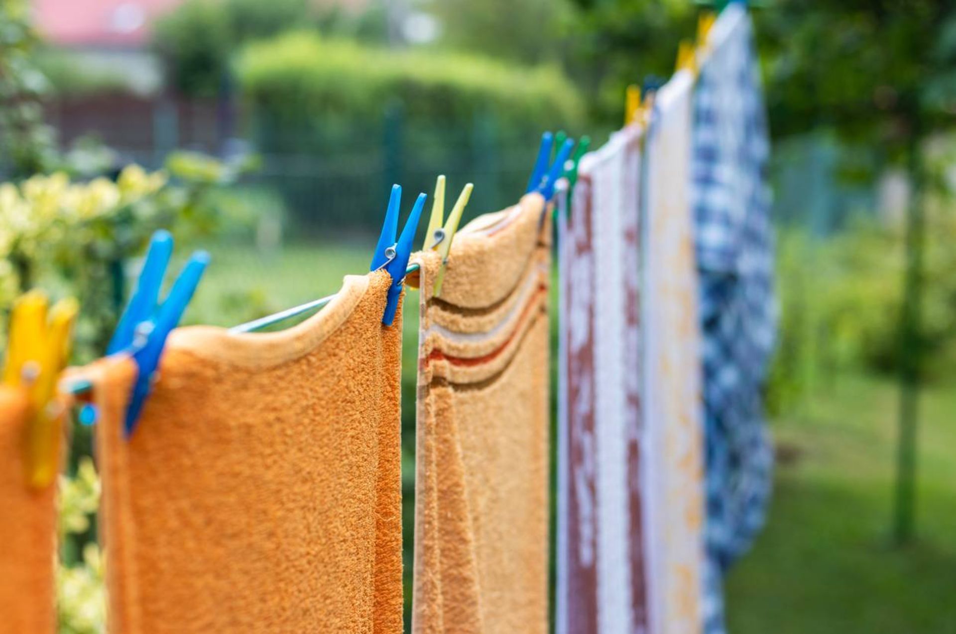 خشک کردن حوله 