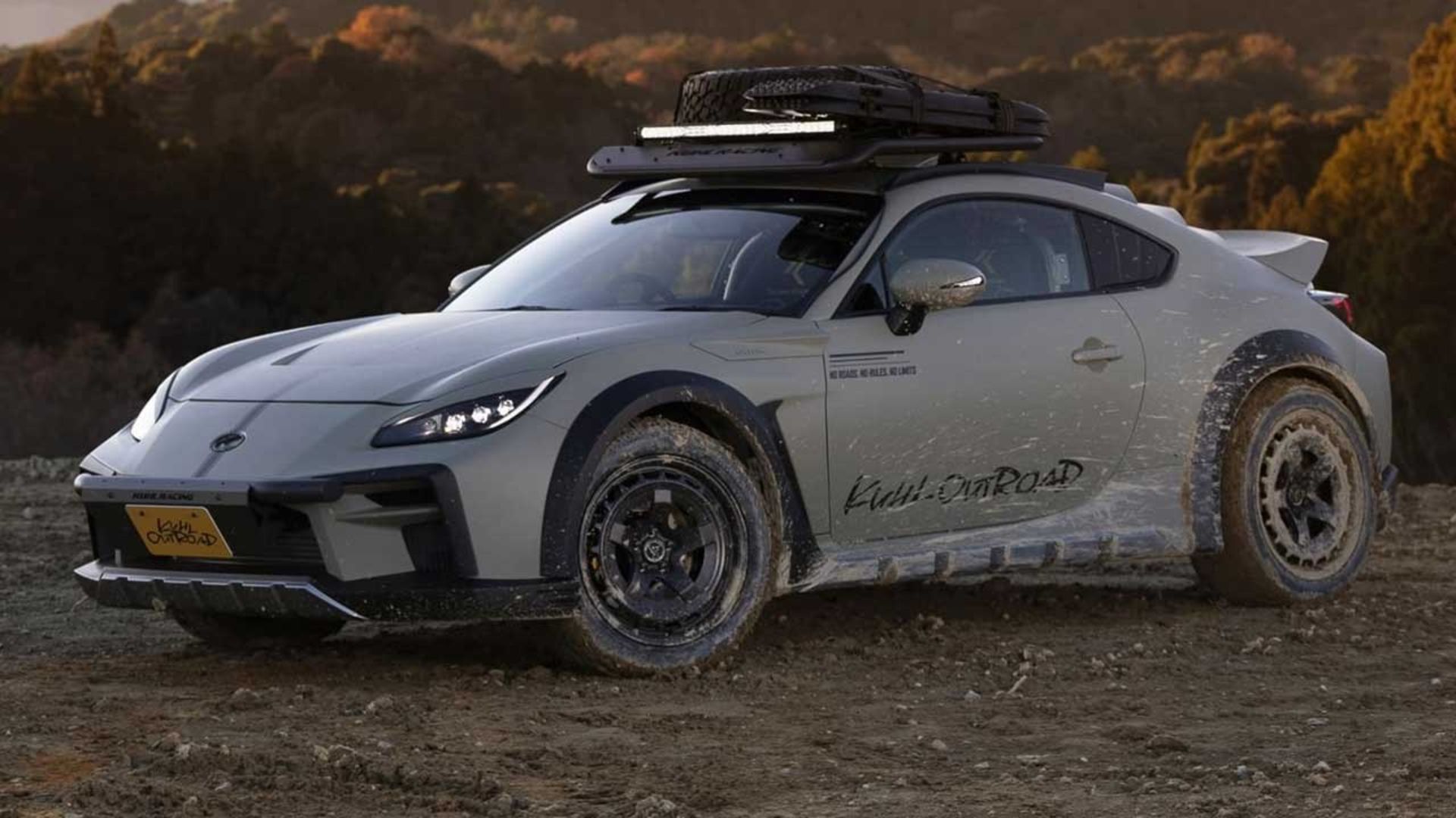 نمای سه‌چهارم جلو خودرو تویوتا GT86 کوهل