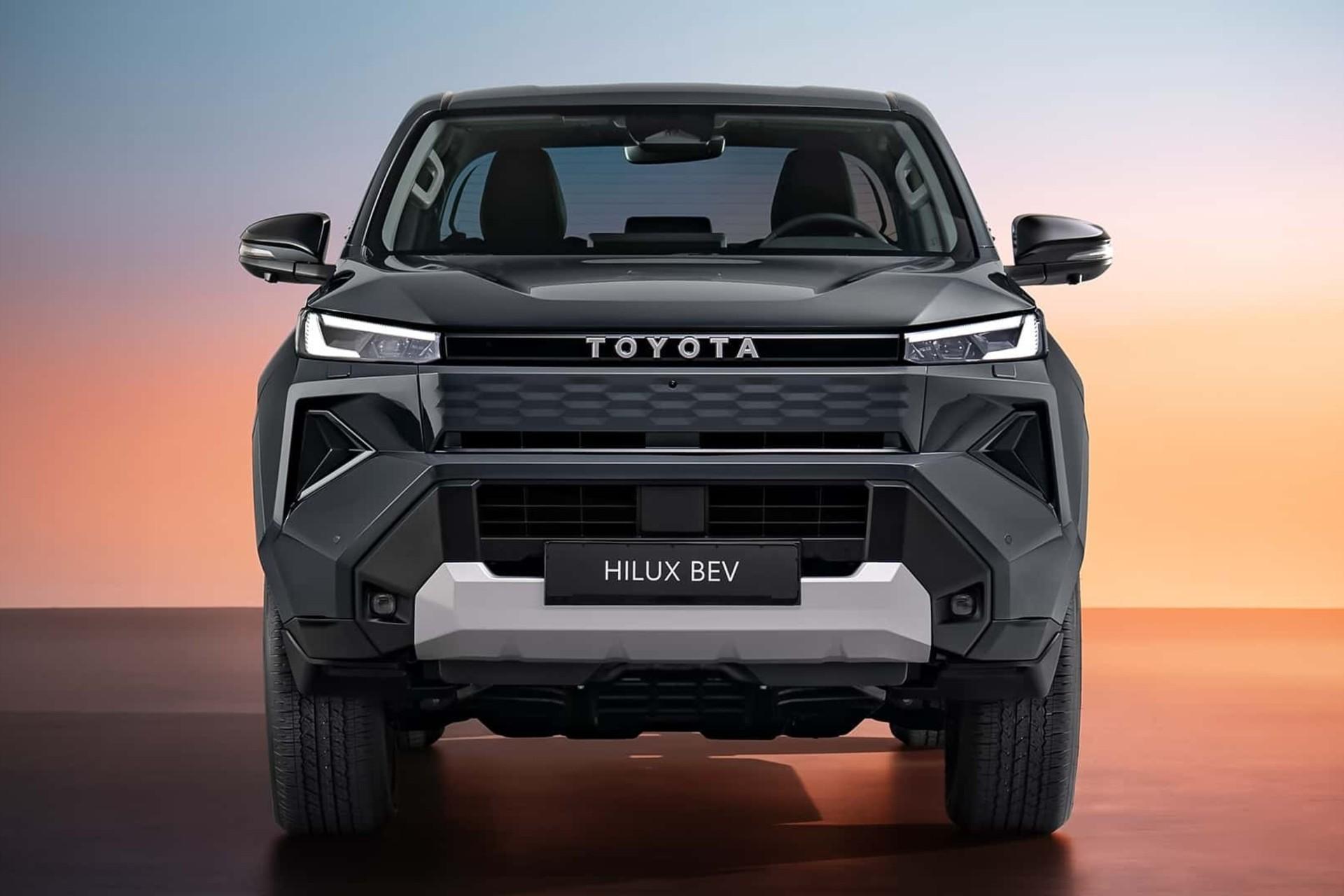 نمای جلو وانت تویوتا هایلوکس ۲۰۲۶