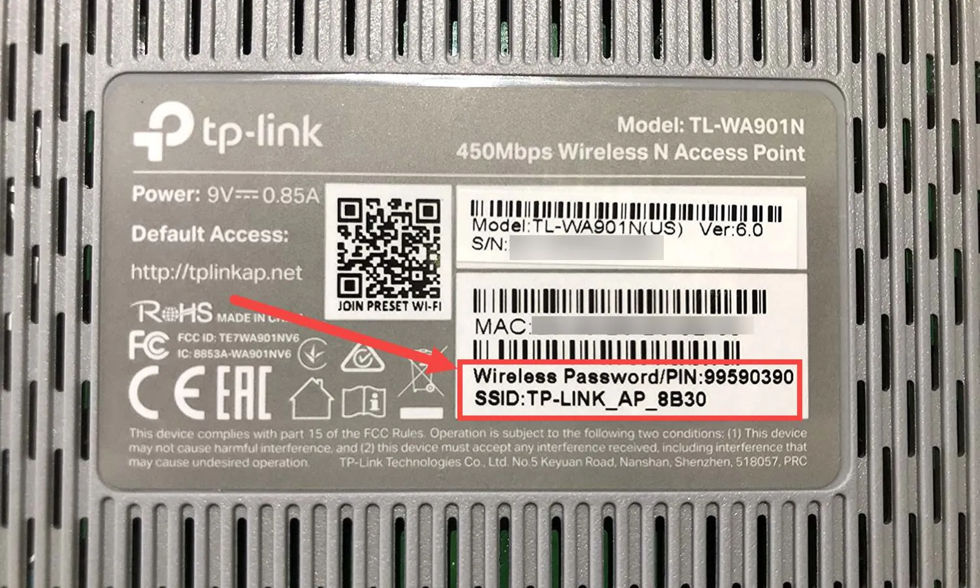 برچسب مودم تی پی لینک