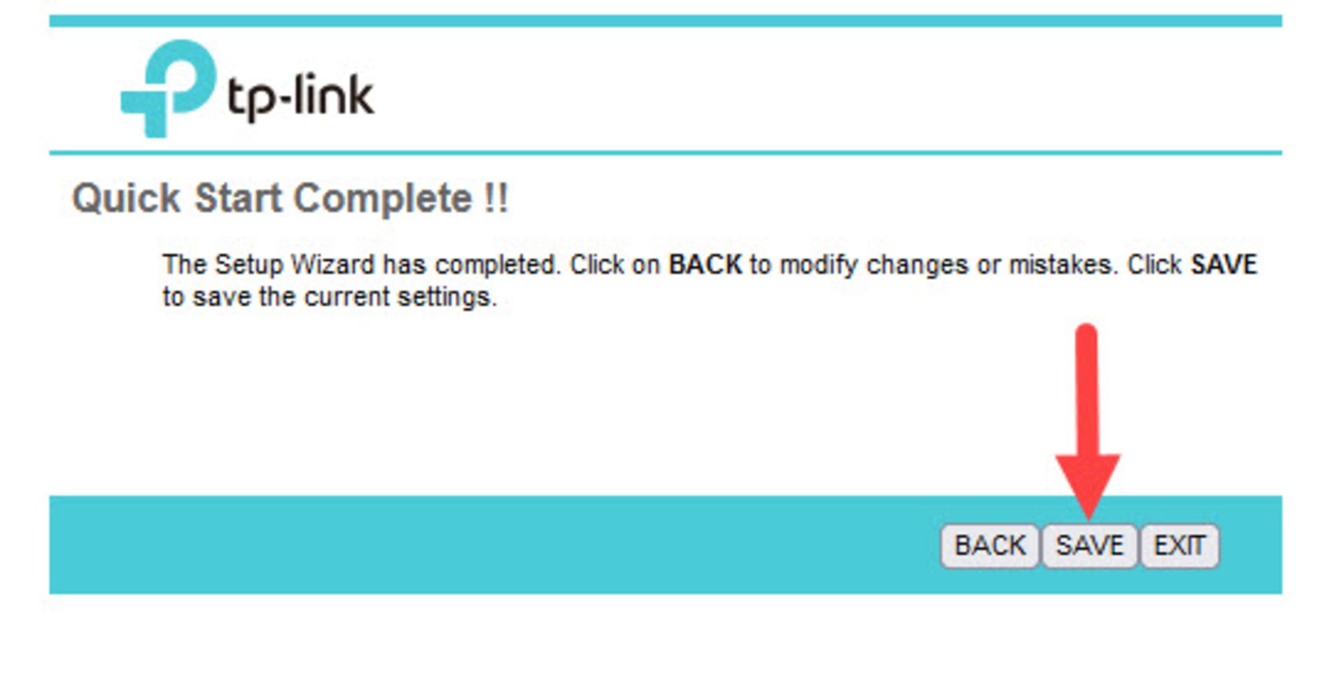 تنظیمات مودم تی پی لینک