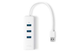 نمای بالای هاب USB-A تی پی لینک 4 پورت مدل UE330
