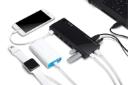نمای بالای هاب USB-A تی پی لینک 7 پورت مدل UH720
