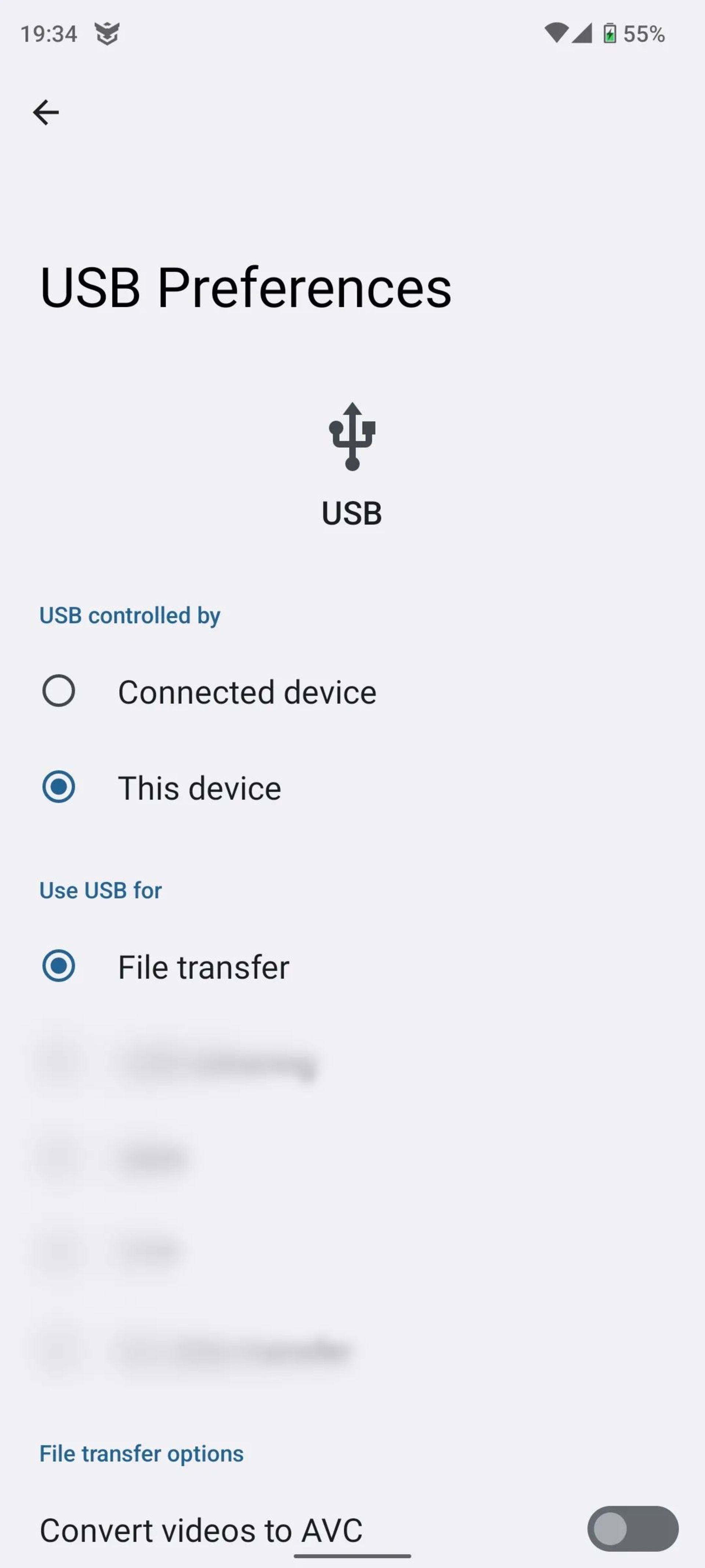 انتقال فایل با USB ازطریق گوشی به کامپیوتر