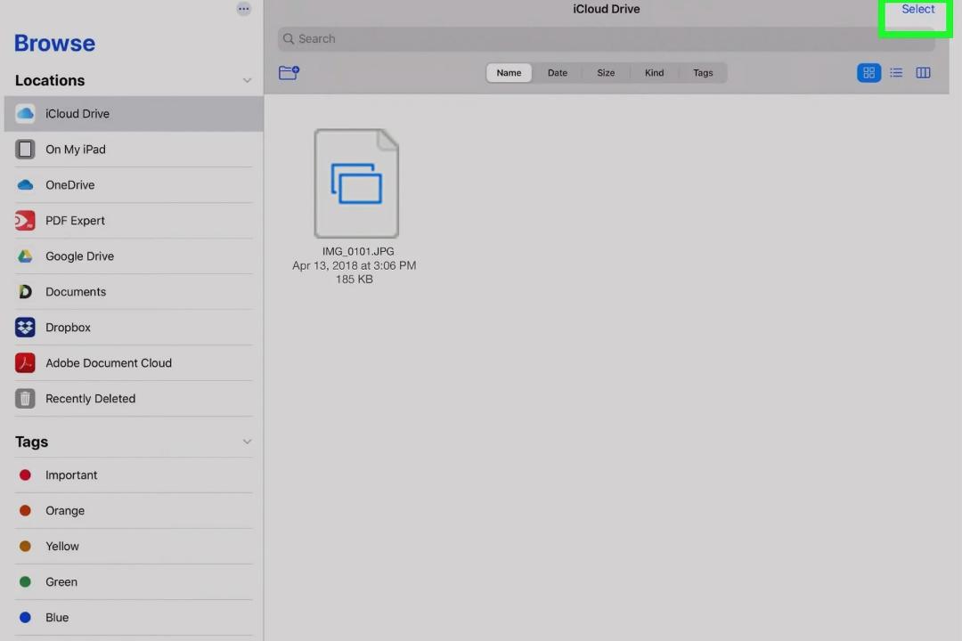 انتقال فایل از کامپیوتر به آیپد با iCloud مرحله ۱۱