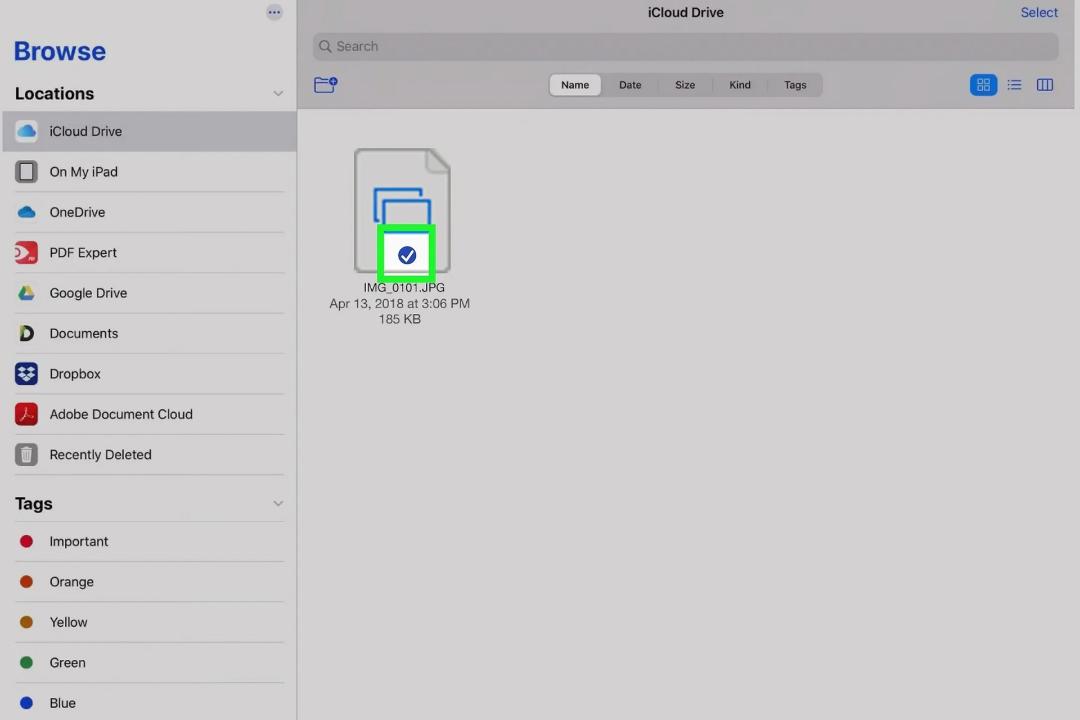 انتقال فایل از کامپیوتر به آیپد با iCloud مرحله ۱۲