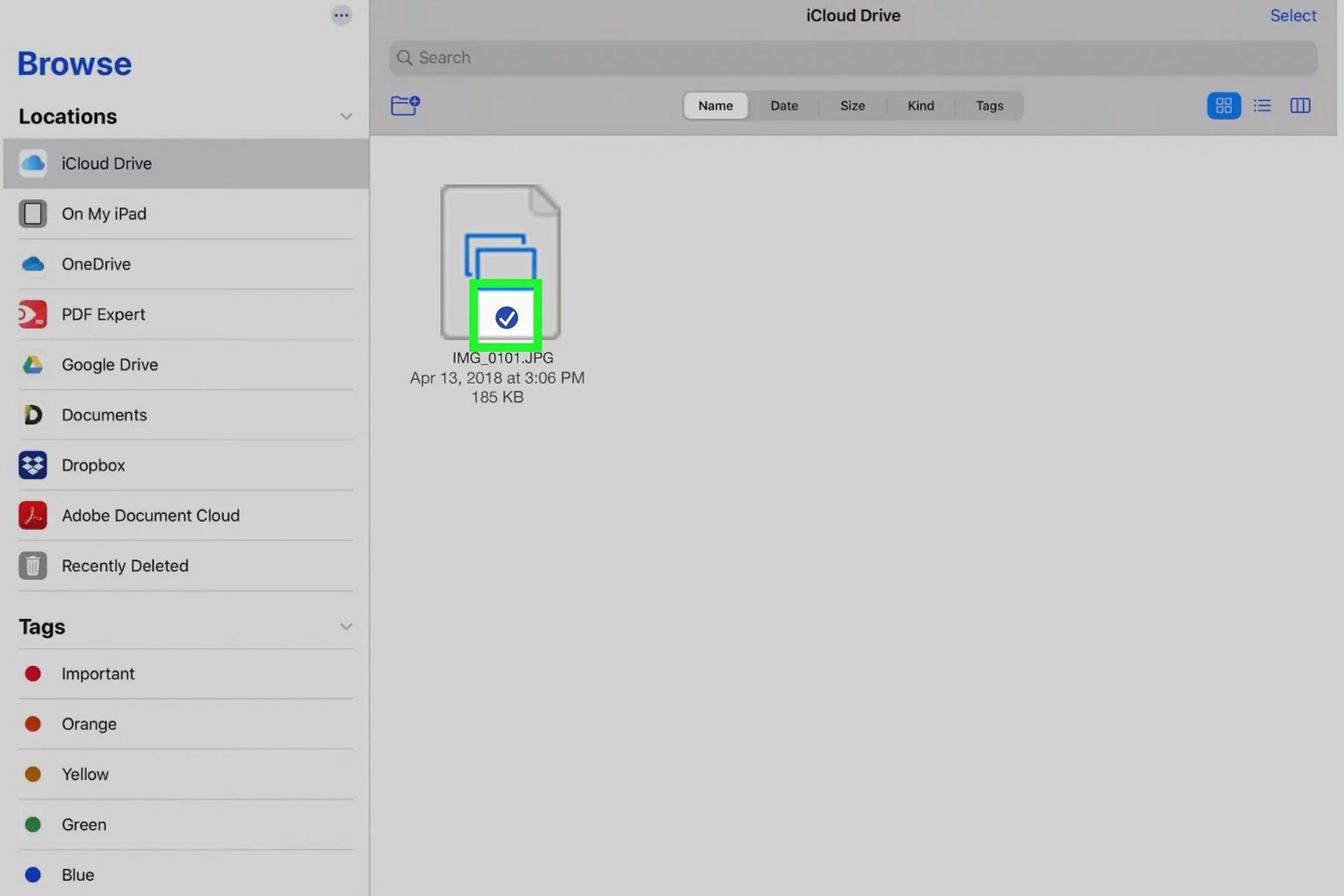 انتقال فایل از کامپیوتر به آیپد با iCloud مرحله ۱۲