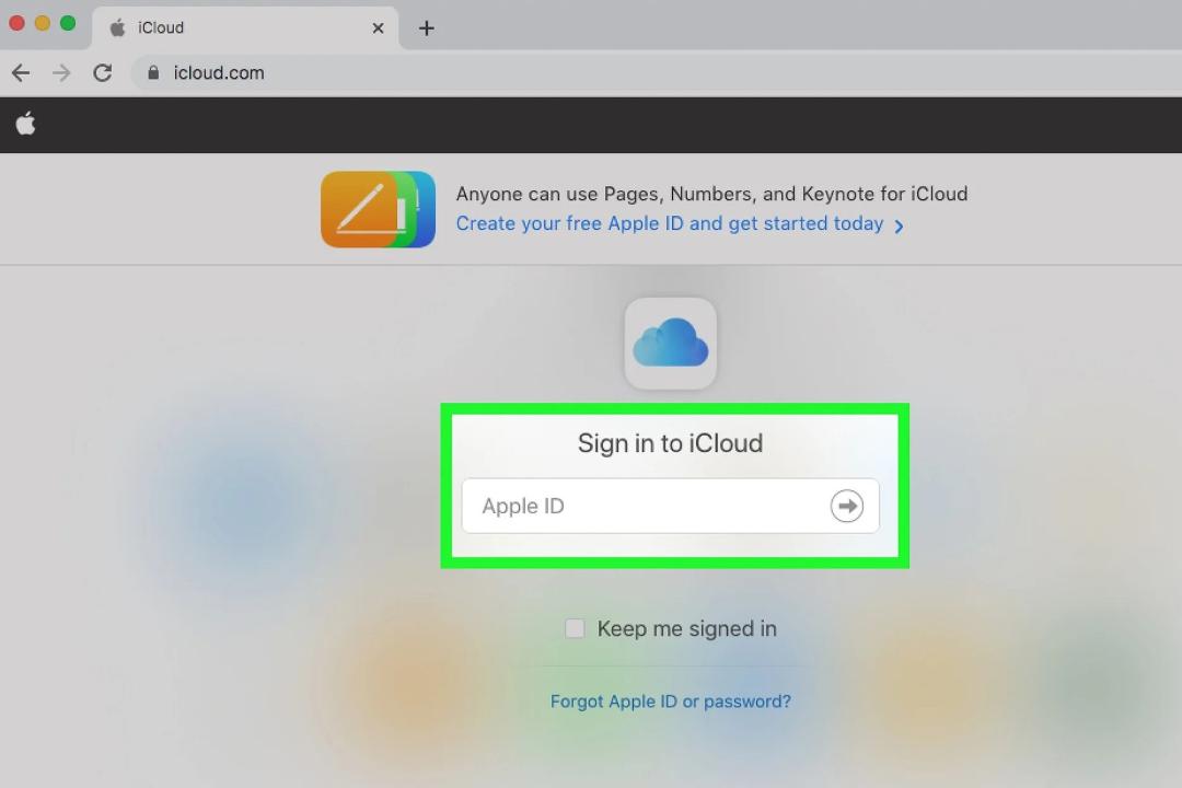 انتقال فایل از کامپیوتر به آیپد با iCloud مرحله ۲
