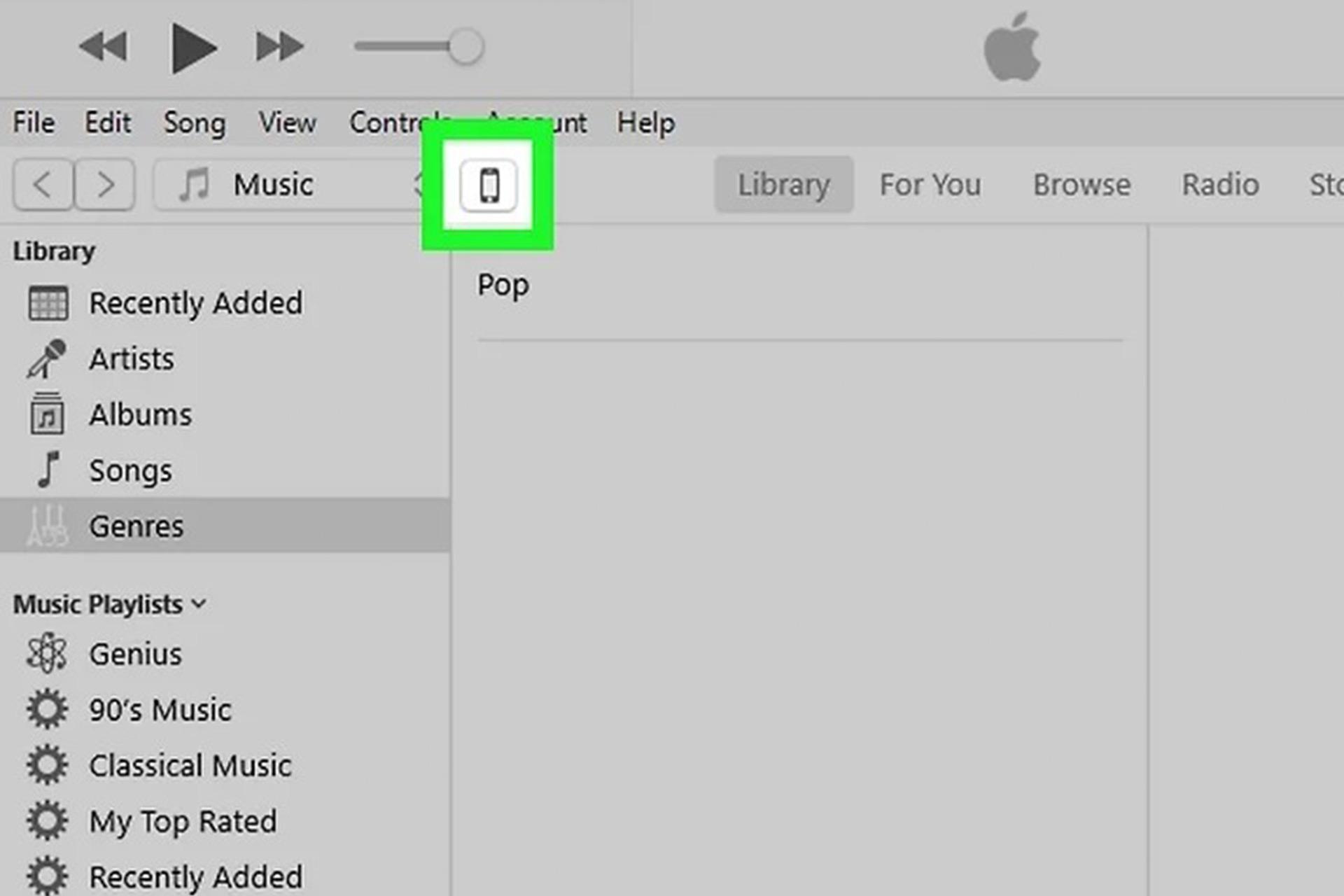 انتقال فایل از کامپیوتر به آیپد با iTunes مرحله ۲