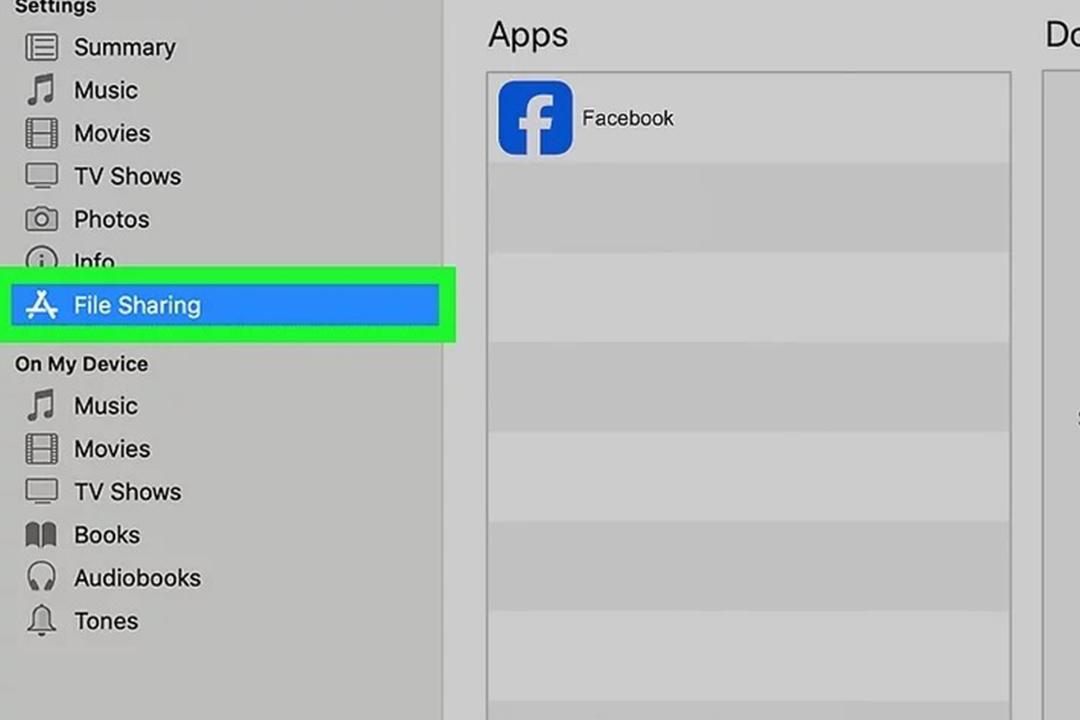 انتقال فایل از کامپیوتر به آیپد با iTunes مرحله ۳