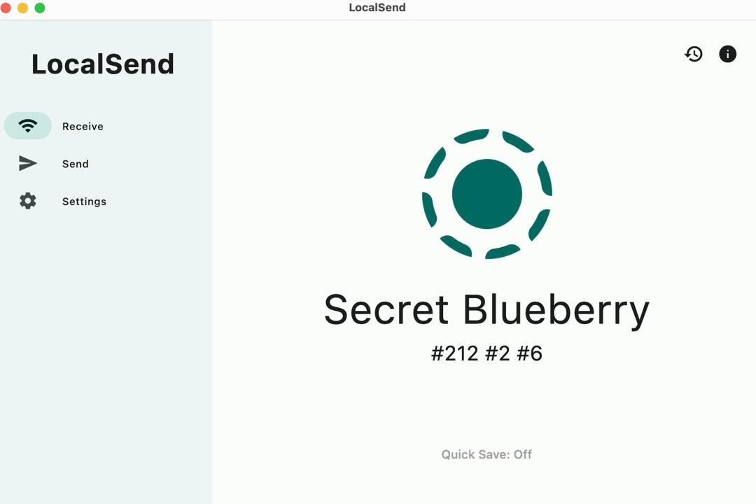 انتقال فایل از کامپیوتر به آیپد با LocalSend مرحله ۱