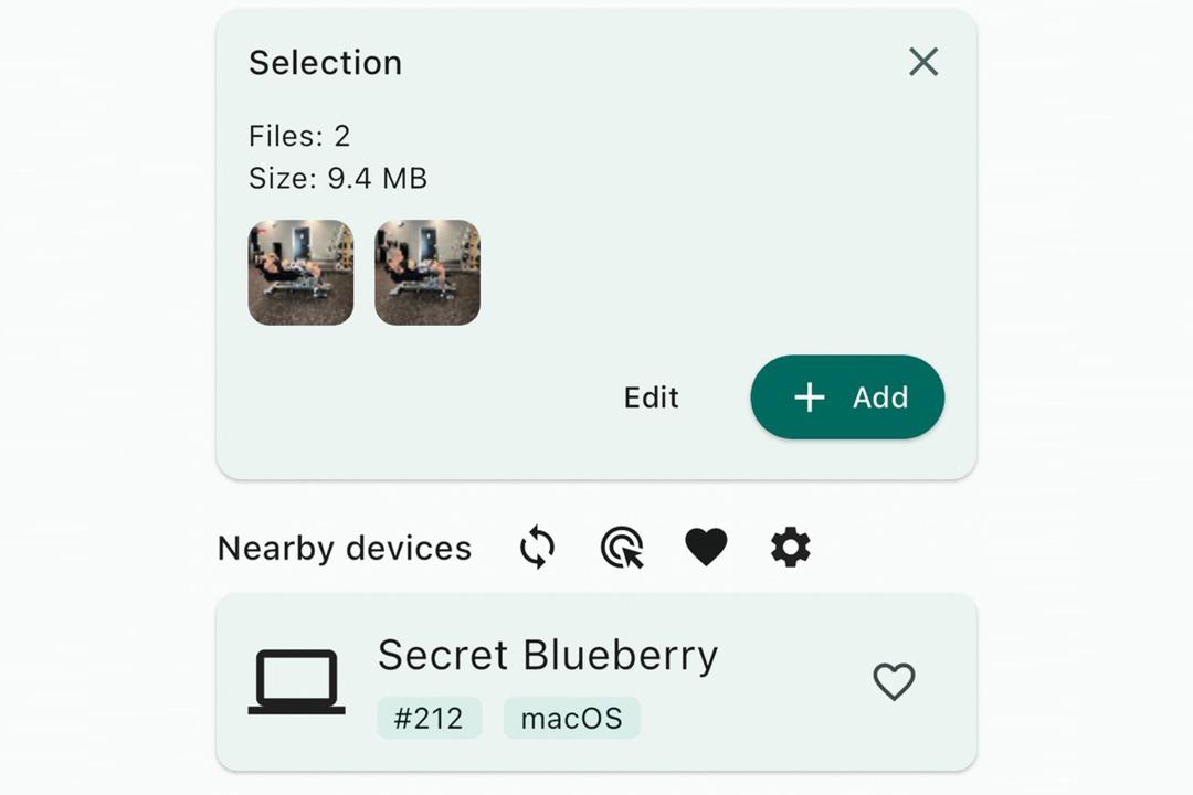 انتقال فایل از کامپیوتر به آیپد با LocalSend مرحله ۳