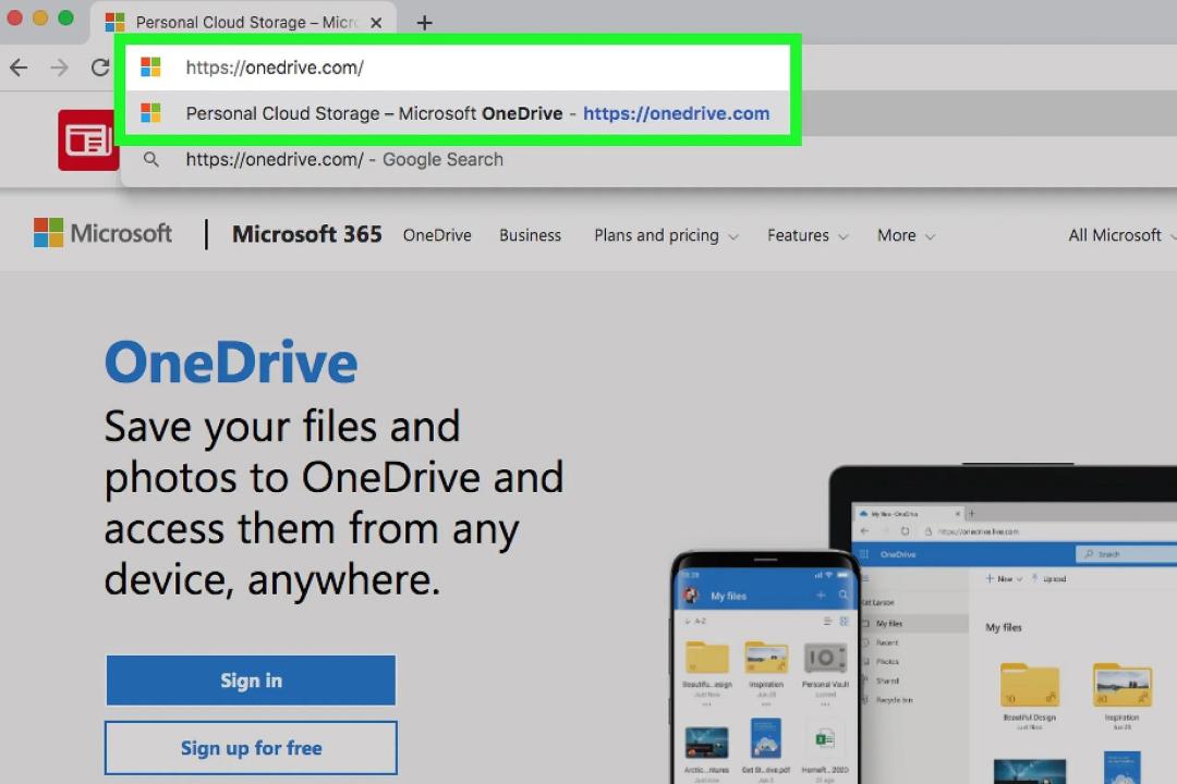 انتقال فایل از کامپیوتر به آیپد با OneDrive مرحله ۱