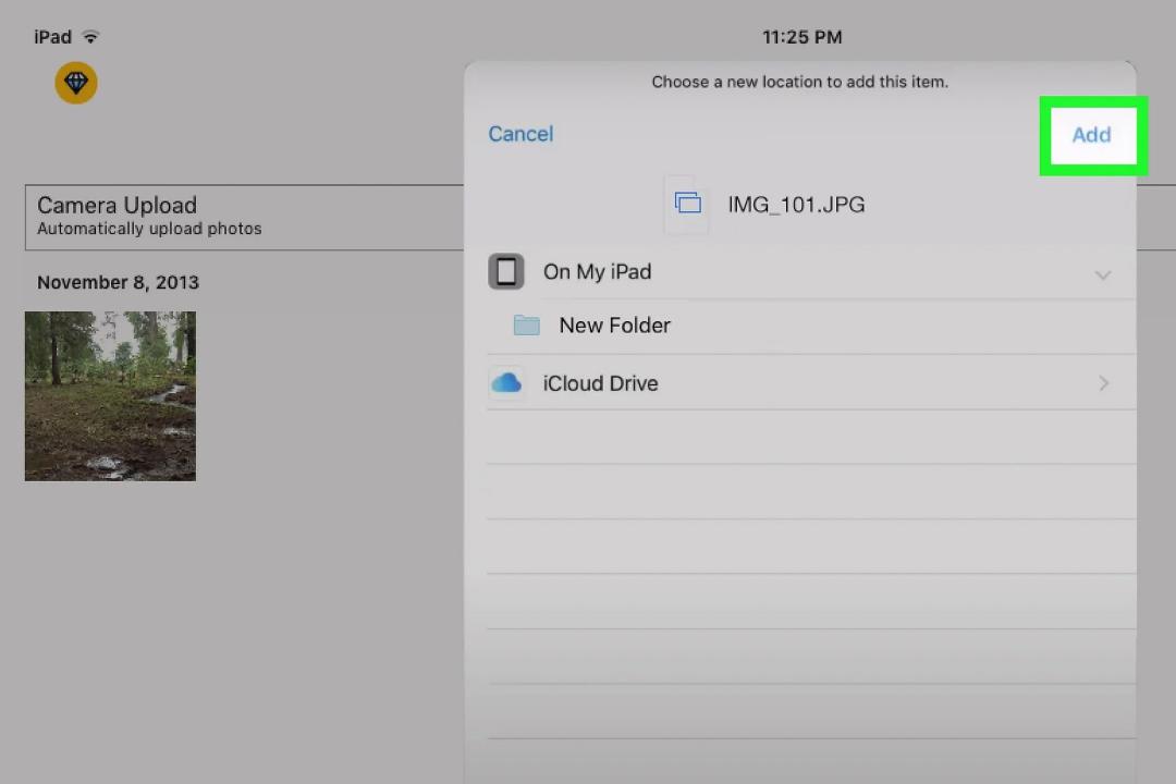 انتقال فایل از کامپیوتر به آیپد با OneDrive مرحله ۱۳