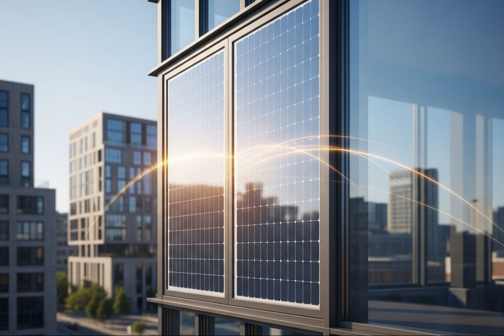 پنجره شفاف تولیدکننده برق از خورشید