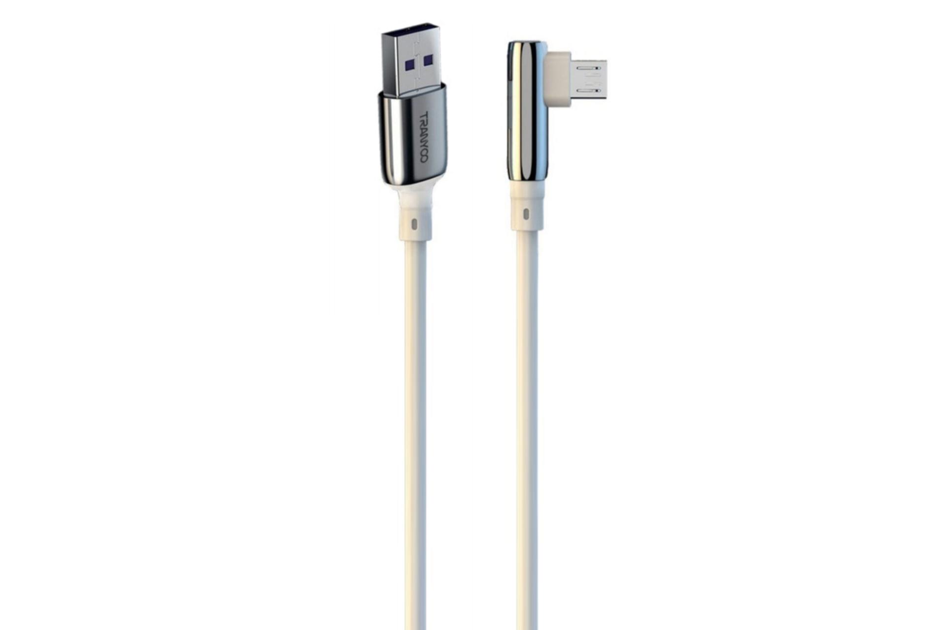 کابل شارژ USB ترانیو Type-A به Micro-USB مدل X14-V با طول 1 متر