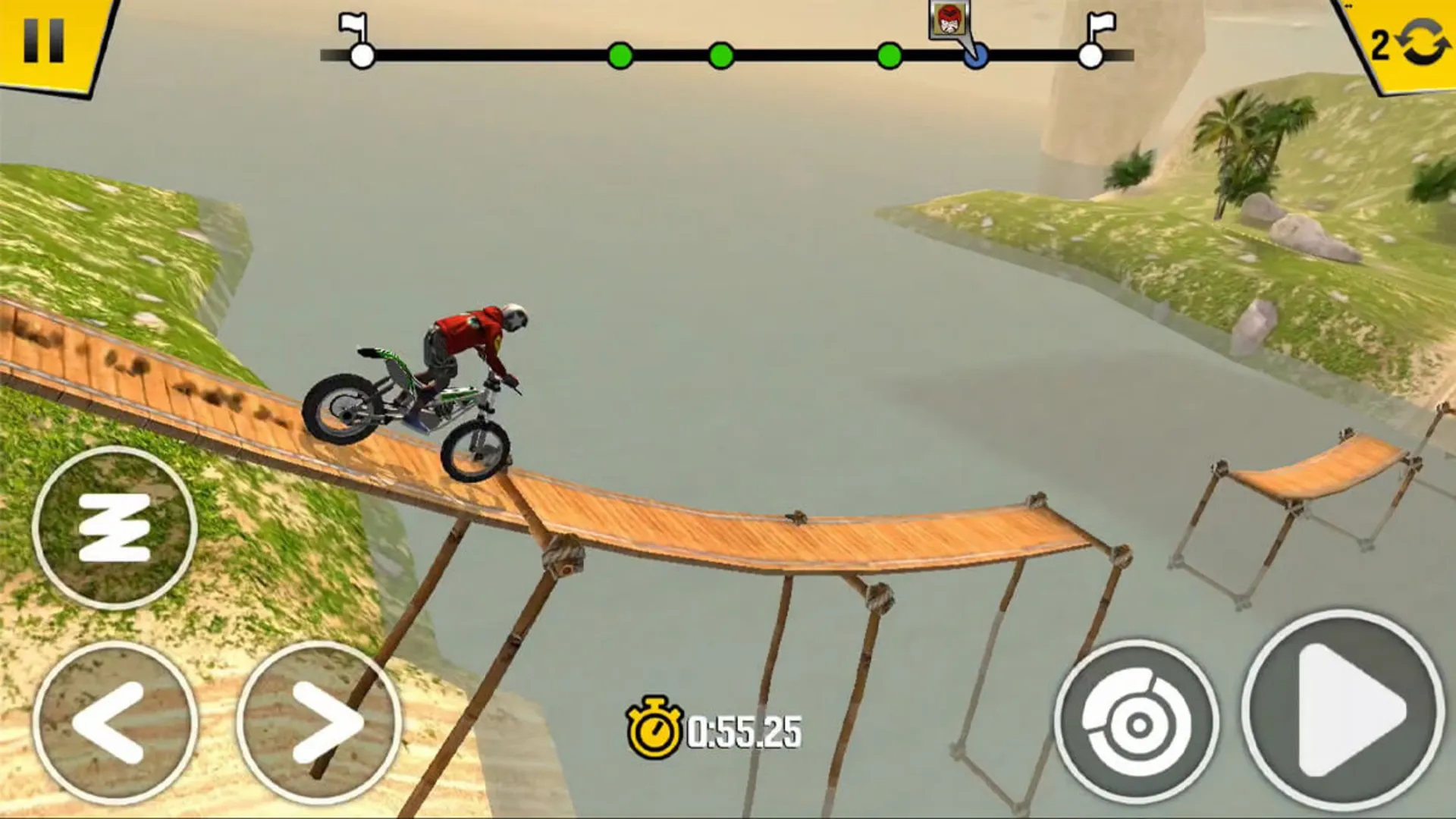 نمایی از بازی Trial Xtreme 4