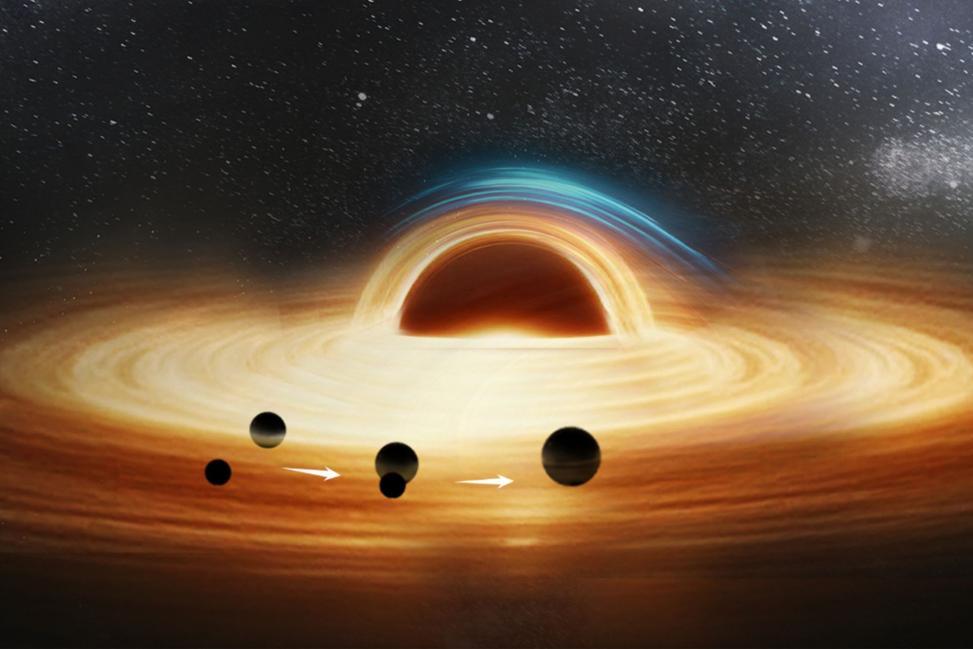 منظومه سه‌تایی سیاه‌چاله‌ای