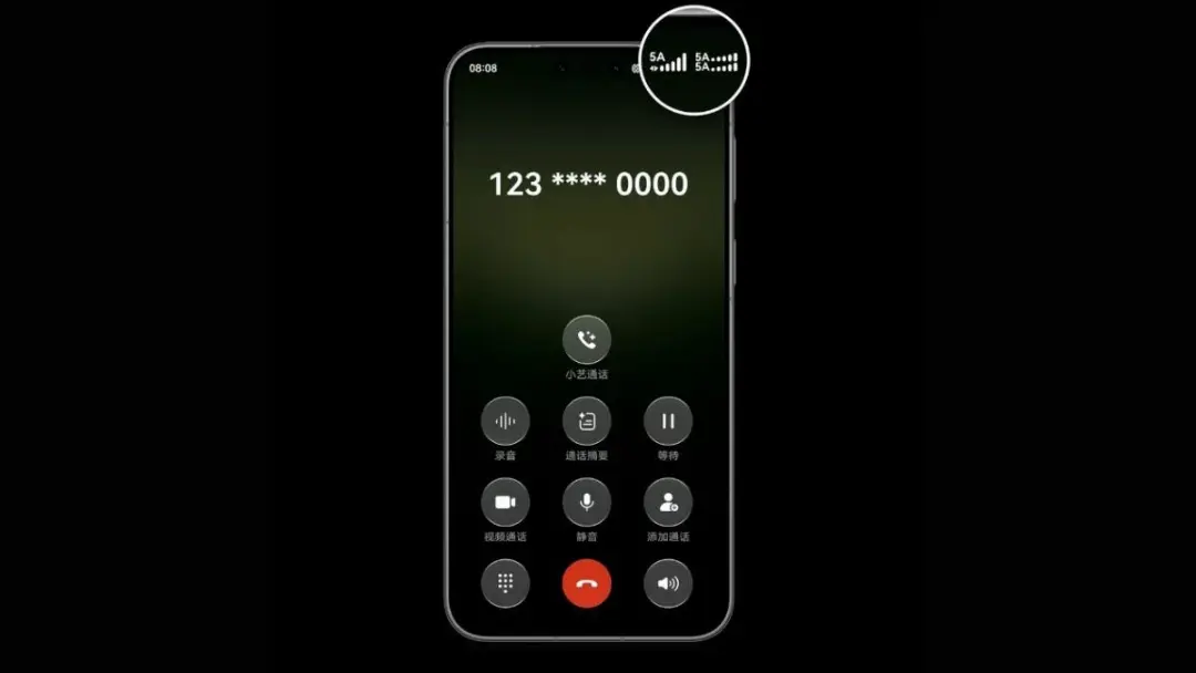 نمایش صفحه تماس در گوشی هوشمند با قابلیت پشتیبانی از سه سیم‌کارت