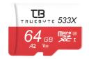 کارت حافظه تروبایت TRUEBYTE 533X microSDXC Class 10 UHS-I U3 64GB
