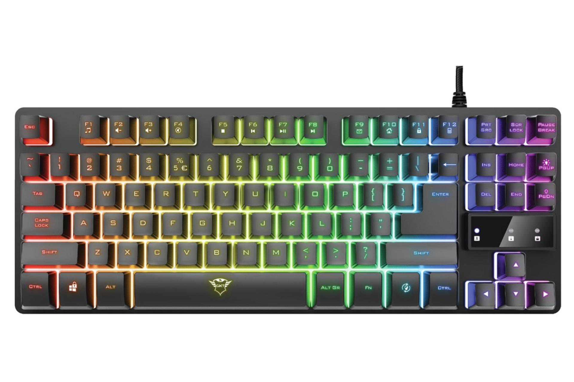 کیبورد تراست GXT 833 THADO نمای بالا