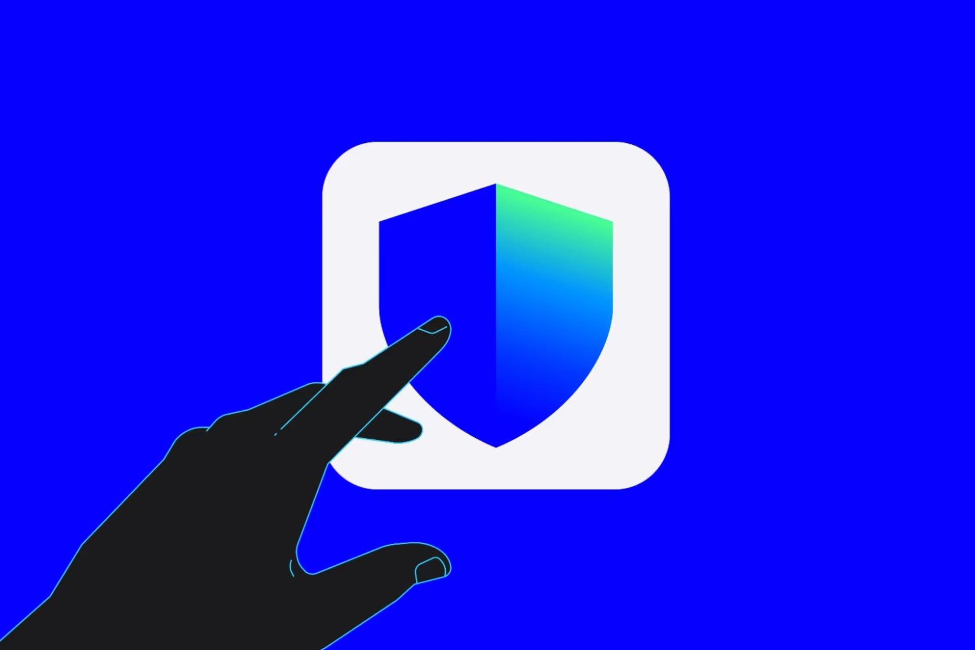 تراست ولت و نماد دست سیاه روی آن