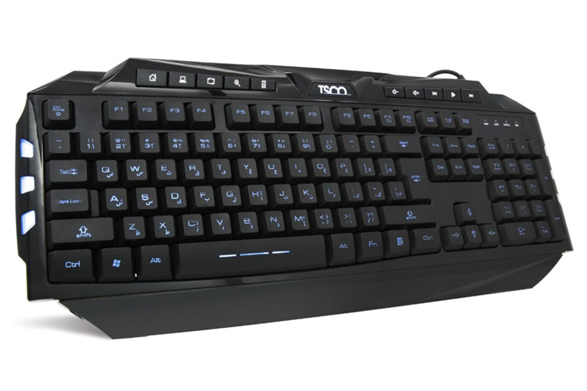ابعاد و اندازه کیبورد تسکو TK 8120N