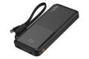 پاور بانک تسکو TSCO TP 1013 10000mAh مشکی از نمای کناری