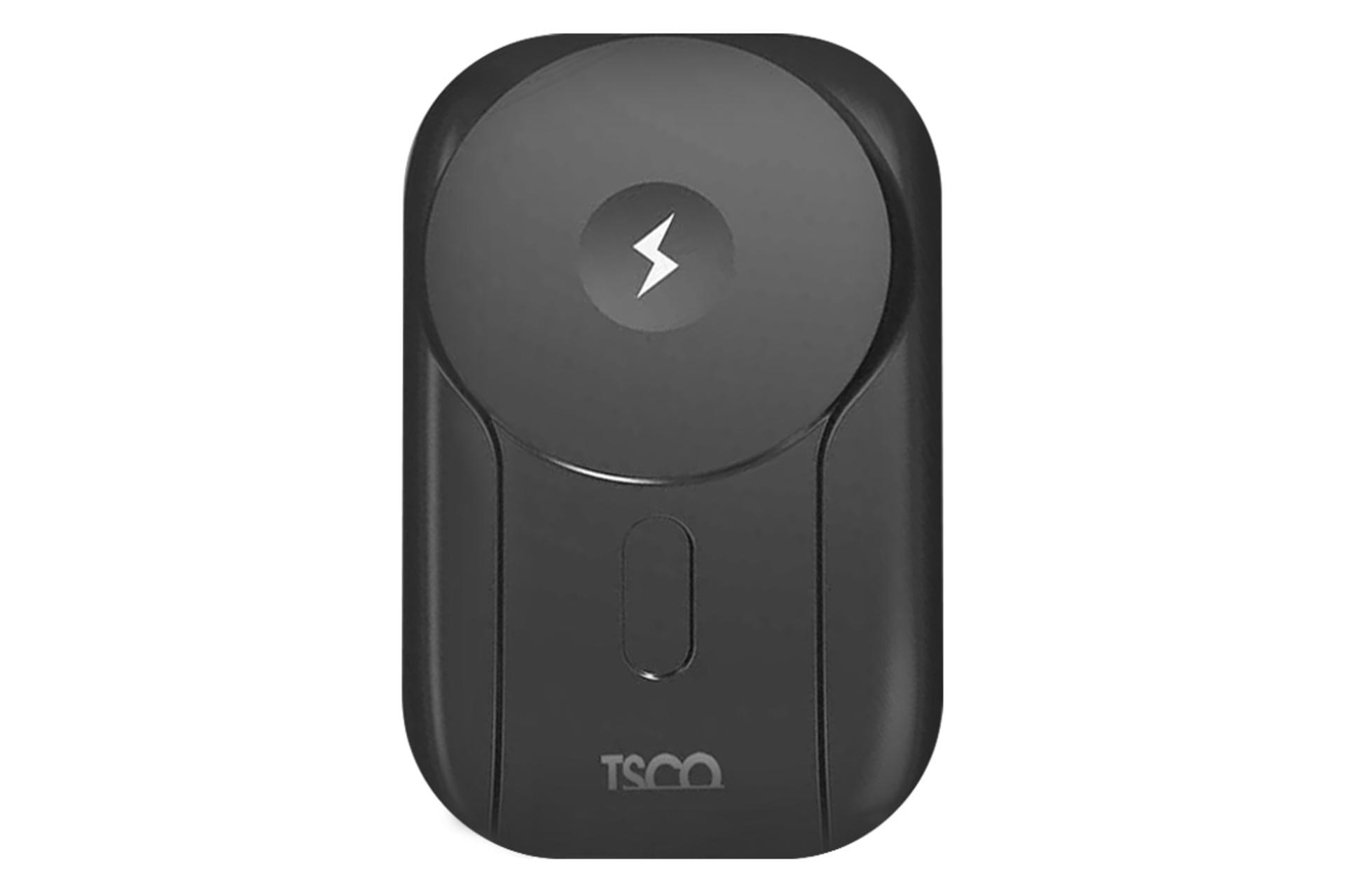 پاور بانک تسکو TSCO TP 934W 10000mAh مشکی از نمای روبرو