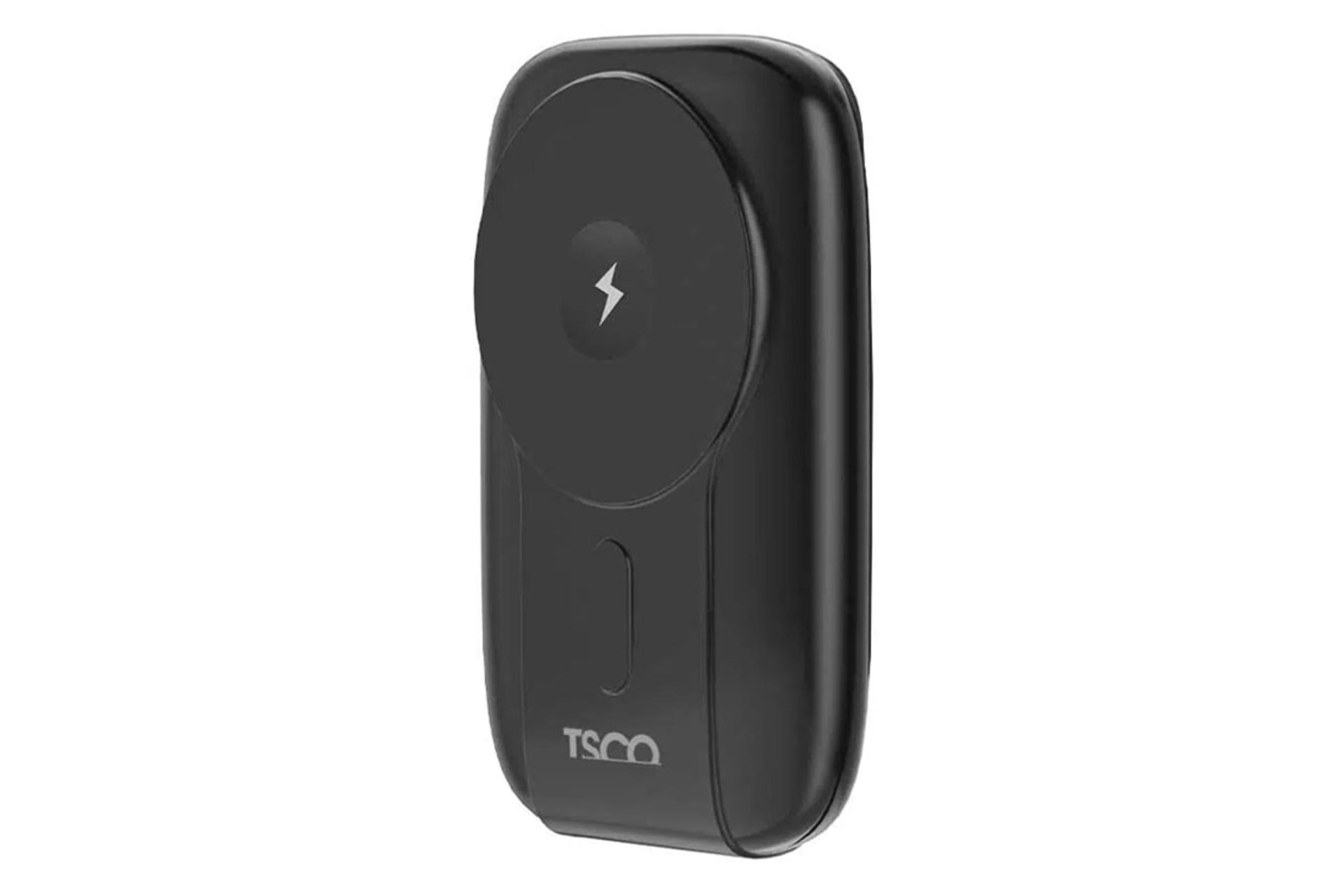 پاور بانک تسکو TSCO TP 934W 10000mAh مشکی از نمای کناری