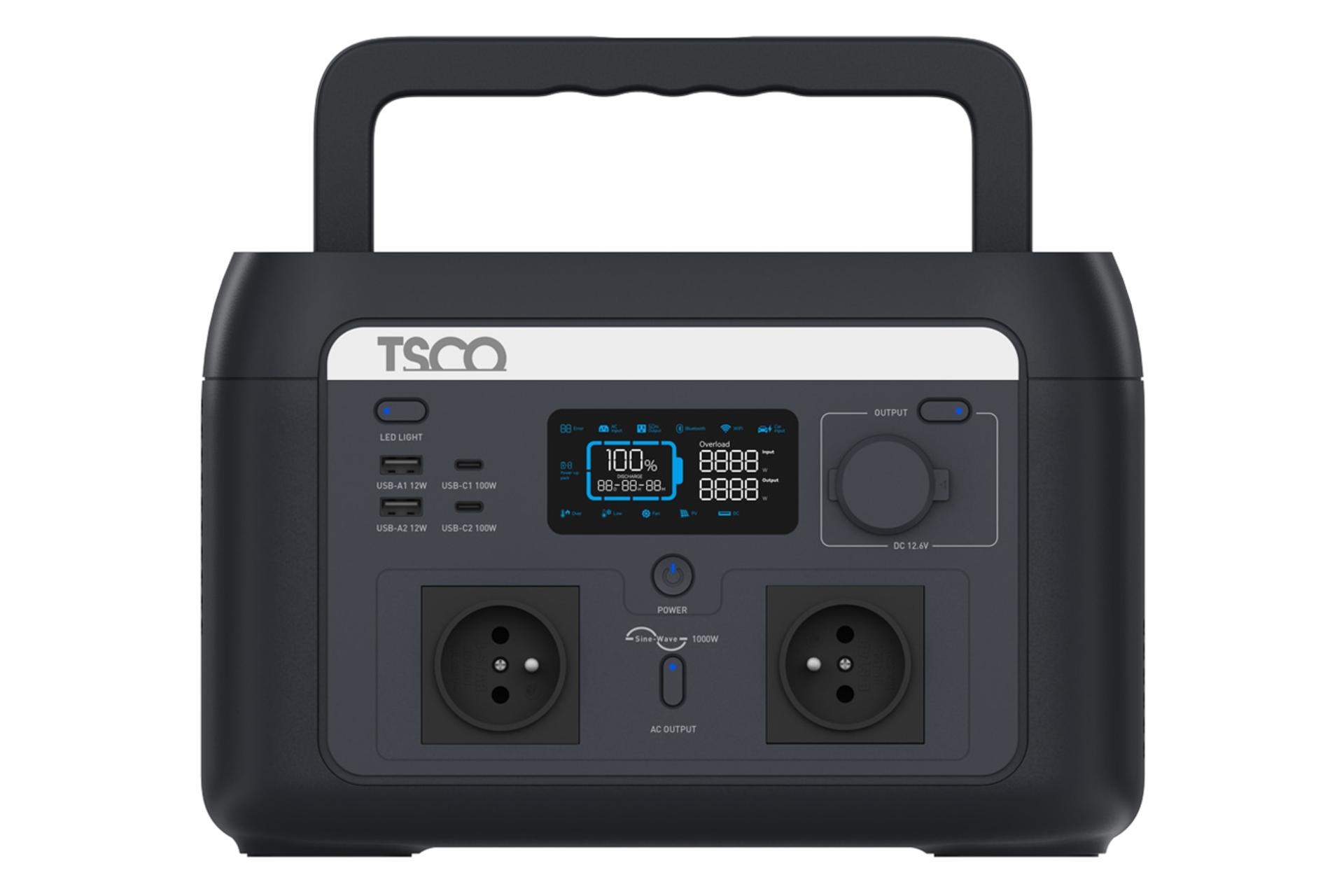 پاور بانک تسکو TSCO TST 1000 192000mAh