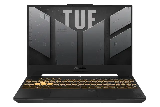 نمای روبه روی لپ تاپ گیمینگ ایسوس مدل-TUF Gaming F15 FX507VI