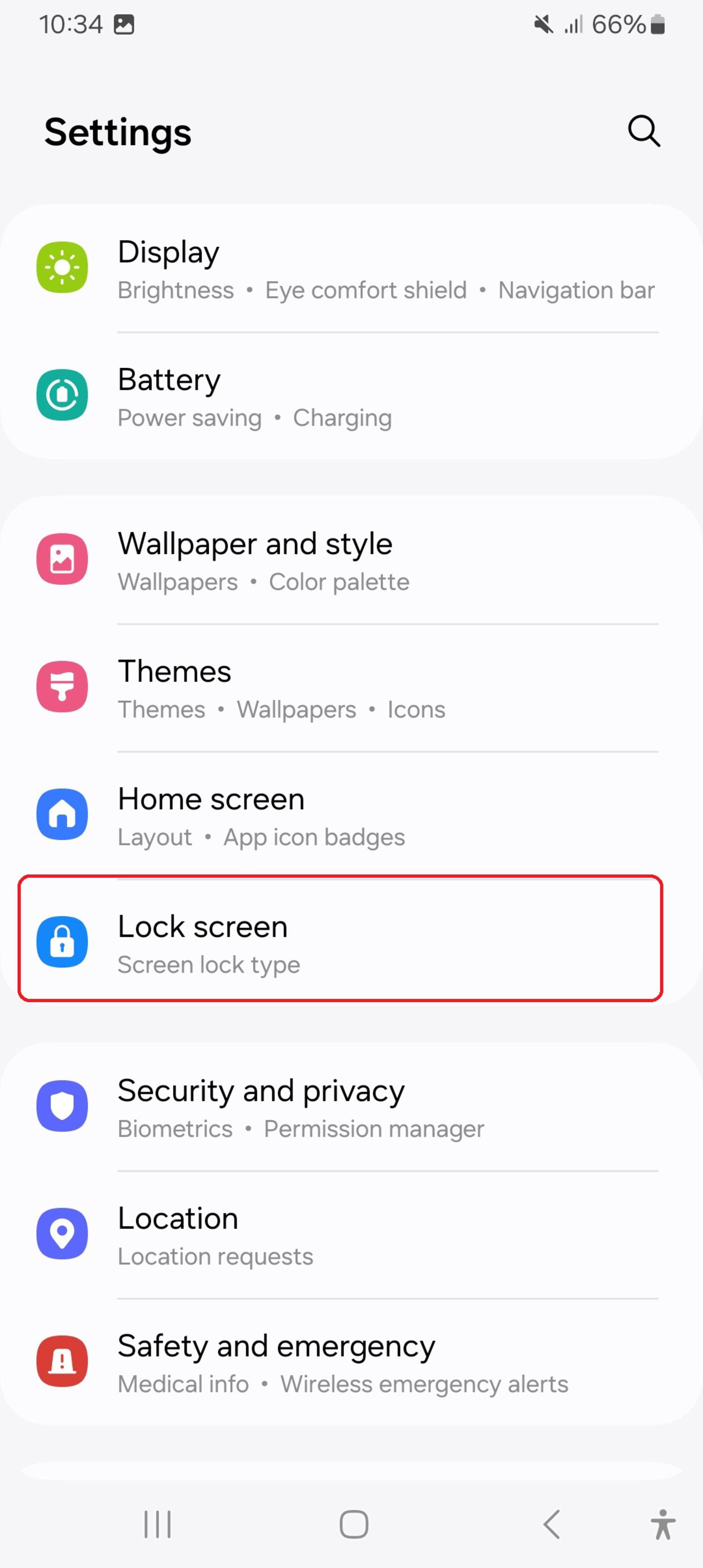 فعال کردن قابلیت Extend Unlock در گوشی سامسونگ مرحله ۱
