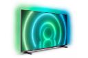 تلویزیون فیلیپس Philips PUS7906 نمای جلو و چپ حالت نورپردازی Ambilight