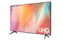 تلویزیون سامسونگ Samsung AU7200 نمای راست صفحه نمایش روشن