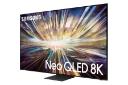 تلویزیون سامسونگ Samsung QN800D نمای جلو و راست