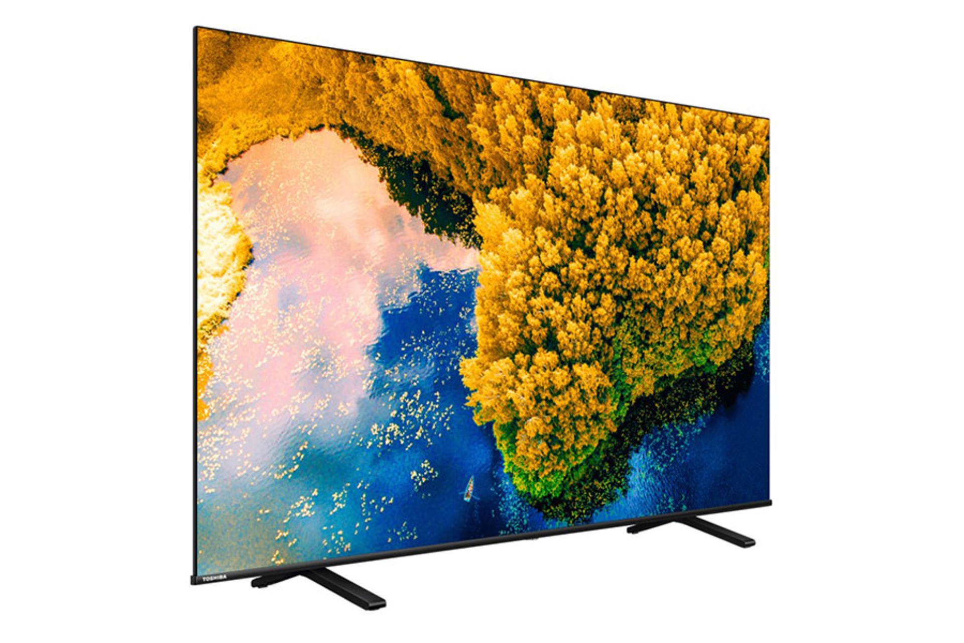 تلویزیون توشیبا Toshiba C350 نمای جلو و چپ