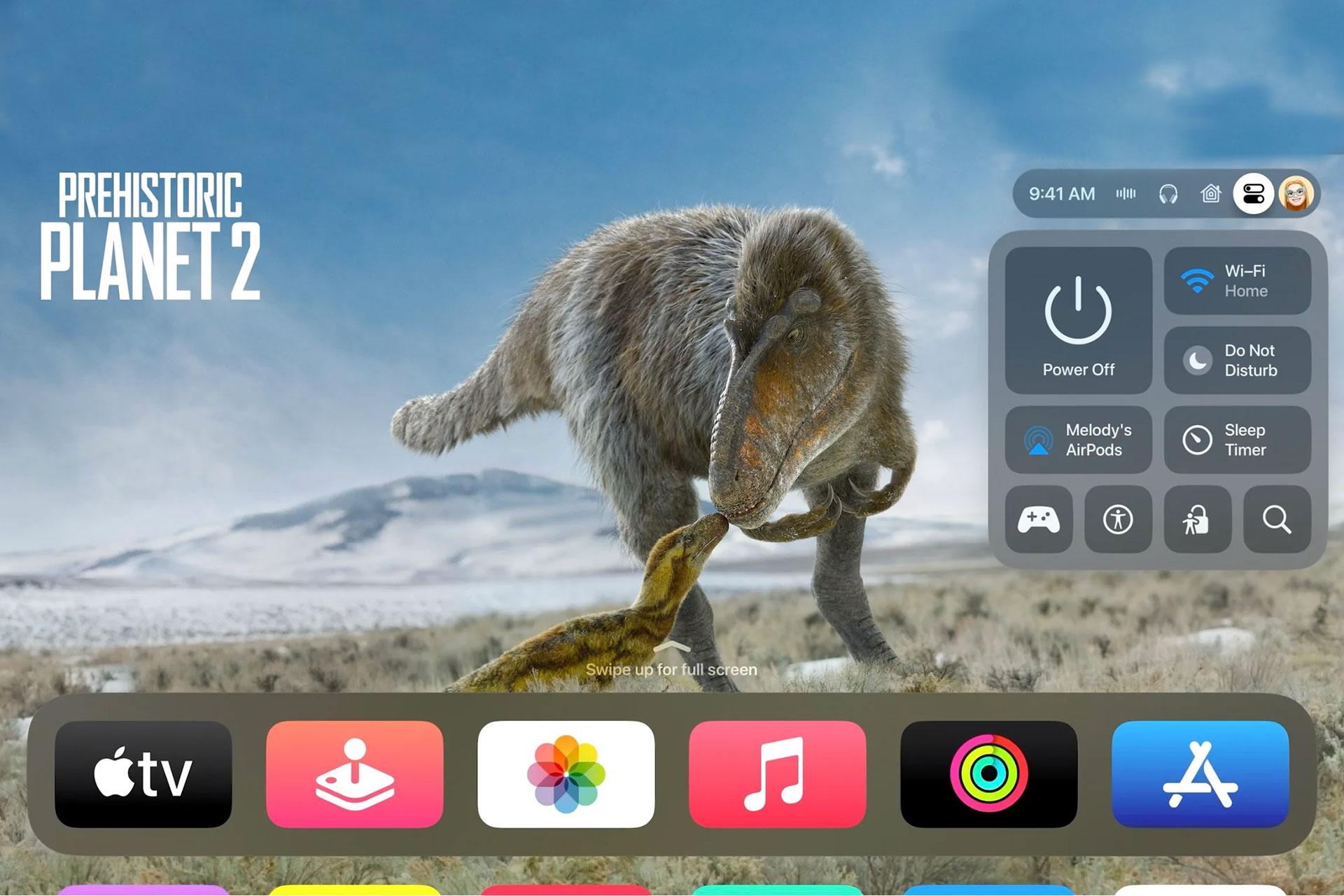 اپل tvOS 17 را معرفی کرد؛ Control Center بازطراحی شده و امکان برقراری تماس تصویری