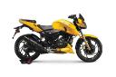 موتورسیکلت تی وی اس آپاچی TVS Apache RTR 180 نمای جانبی رنگ زرد